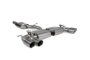 Scorpion Resonated Cat/GPF-Back & valves Volkswagen Golf R MK8/8.5 GPF Model 2021-2026