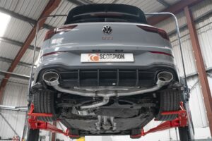 Scorpion Exhaust Non-Res GPF-Back System Volkswagen Golf GTI MK8/MK 8.5 Clubsport 2020-2026
