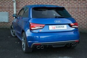Scorpion Exhaust Non-Res Cat-Back Valved Audi S1 2.0 TFSi Quattro 2014-2018