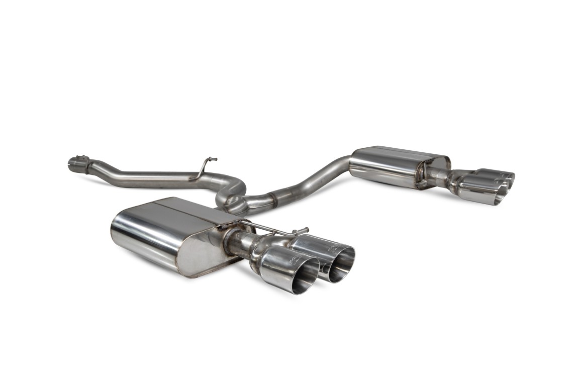 Scorpion Exhaust Non-Resonated GPF-Back System Daytona (quad) Tailpipe CUPRA Leon ST VZ 4Drive 2020-2026