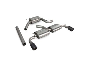 Scorpion Exhaust Res Cat-Back (Black) Volkswagen Scirocco R 2009-2017