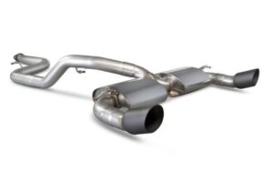 Scorpion Exhaust Non-Res Cat-Back (Black) Ford Focus MK2 RS 2009-2011