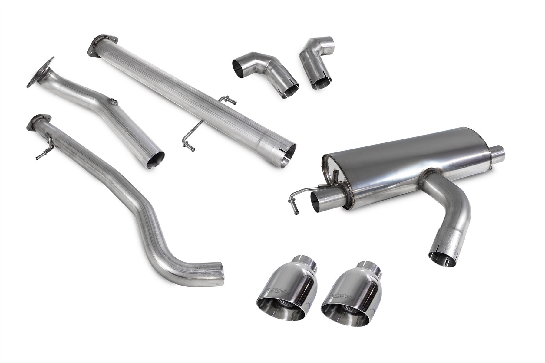 Scorpion Non-resonated GPF Back System Toyota Yaris GR Pre-Facelift 2020-2024