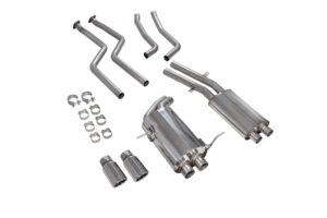 Scorpion Exhaust Cat-Back System Twin Monaco Trims BMW 330 E46 RWD Petrol 2000-2006