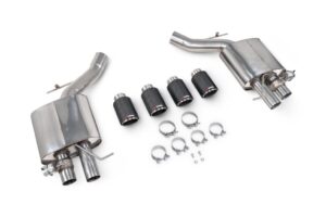 Scorpion Rear silencers only Carbon Fibre Ascari trims BMW M5 F10 2011-2016