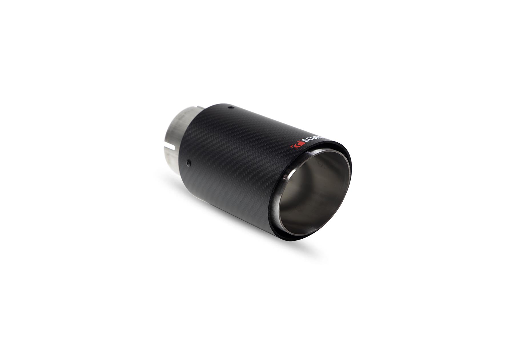 Scorpion Exhaust Single 90mm carbon fibre Ascari trim Ascari Upgrade Kit