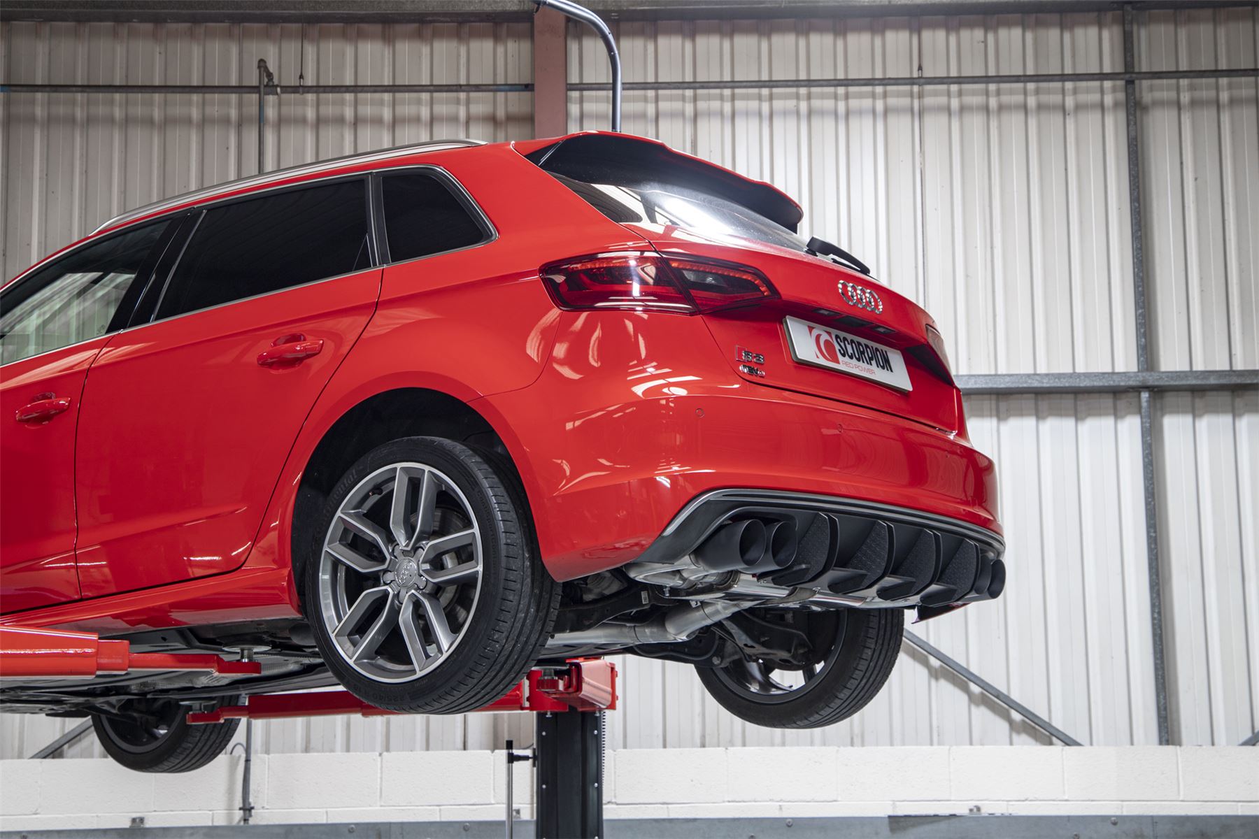 Scorpion Exhaust Res Cat System Without Valves Audi S3 2.0T 8V 3-Door/Sportback Pre-Facelift 2013-2016