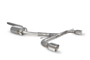 Scorpion Exhaust Resonated Predator Cat-Back System Volkswagen Scirocco R 2009-2017