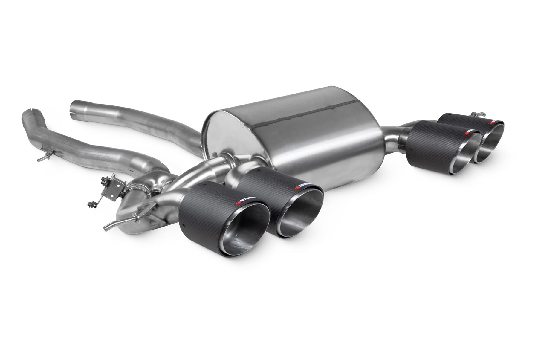Scorpion Exhaust Half System Carbon Ascari Trims BMW M2 G87 GPF Model 2022-2026