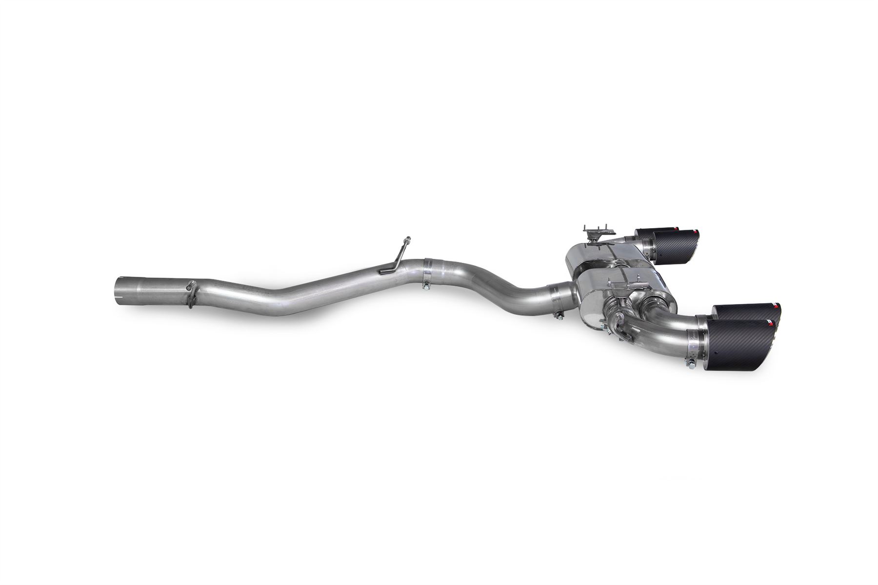 Scorpion Exhaust Non-res Cat/GPF Back with valves Audi S3 8Y Sportback 2020-2026
