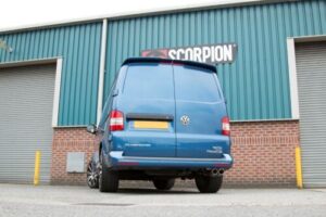 Scorpion Exhaust Non-Res Cat/DPF-Back Volkswagen Transporter T5 2.5 TDi SWB/LWD 2WD 2003-2009