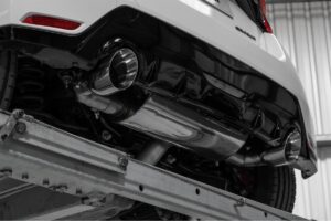 Scorpion Non-resonated GPF Back System Black Toyota Yaris GR Pre-Facelift 2020-2024