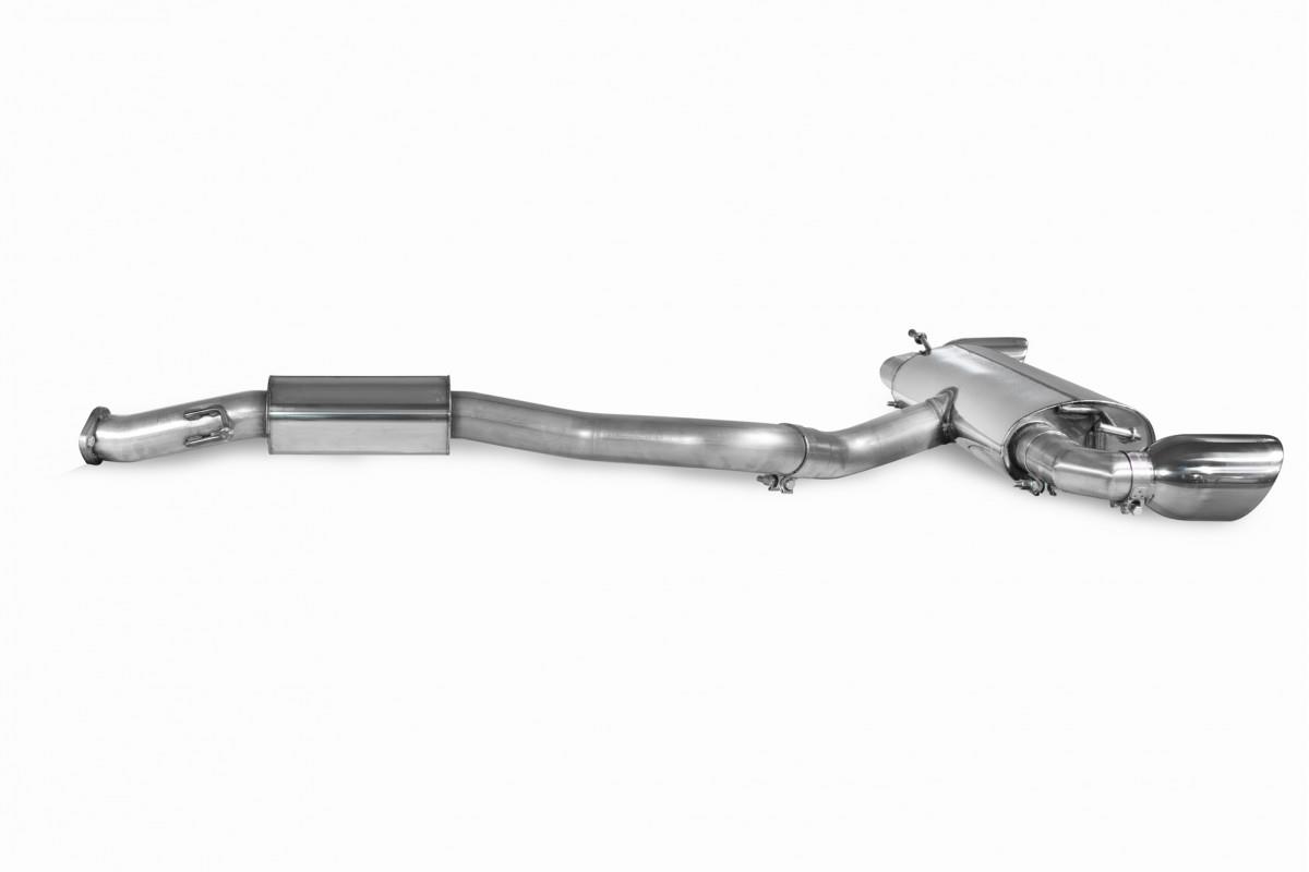 Scorpion Exhaust Resonated GPF Back System Black Toyota Yaris GR Pre-Facelift 2020-2024