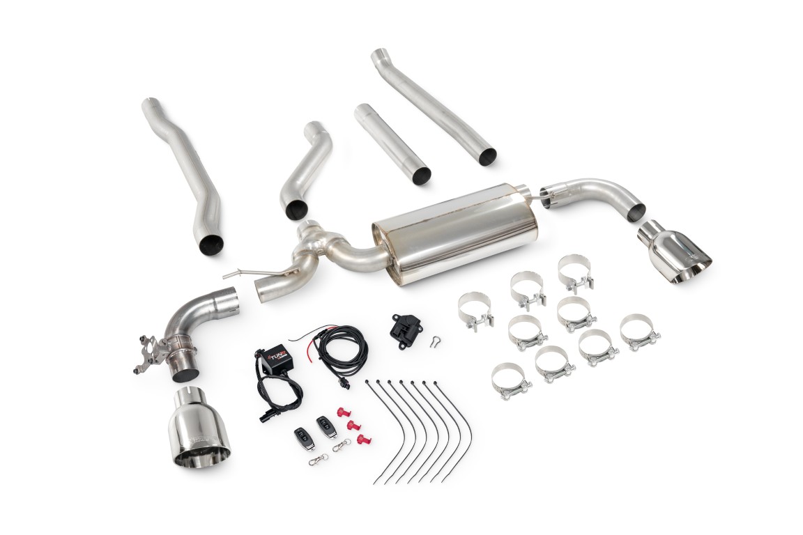 Scorpion Exhaust Tunr Non Resonated Cat-Back System Daytona Tailpipe Mini Cooper S Clubman F54 Non-GPF Models 2015-2018