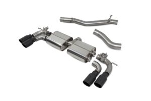 Scorpion Exhaust Non-Resonated GPF-Back System With Valves Daytona Black Ceramic Tailpipe CUPRA Ateca 4Drive 2.0 Tsi 2019-2026