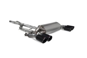 Scorpion Exhaust Non-Res Half System Valved(Black) BMW M2 Competition F87N 2018-2022