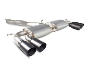 Scorpion Exhaust Non-Res Cat-Back Non-Valved (Black) Volkswagen Golf MK7 R 2014-2016