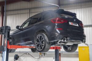 Scorpion Exhaust Half System with Valves Polished Trims BMW X3 M Pre LCI 2019-2021
