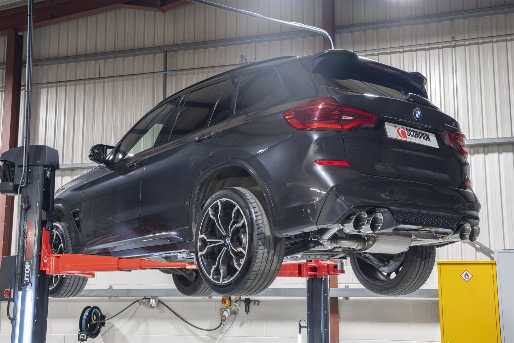 Scorpion Exhaust Half System with Valves Polished Trims BMW X3 M Pre LCI 2019-2021