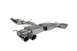 Scorpion Resonated Cat/GPF-Back system Volkswagen Golf R MK8/8.5 GPF Model 2021-2026