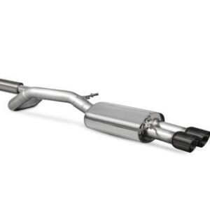 Scorpion Exhaust Res Cat-Back (Black) Volkswagen Polo GTI 1.8T 9n3 2006-2011