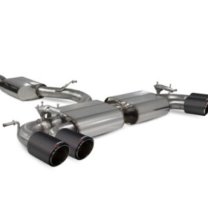 Scorpion Exhaust Resonated Cat/GPF-Back System With Valves Ascari Tailpipe Audi S3 2.0T 8V Sportback Facelift Non-GPF Model 2016-2018