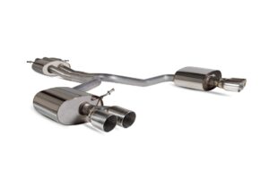 Scorpion Exhaust Resonated Half System Daytona Tailpipe Audi S4 3.0 TFSI V6 Quattro Avant B8 2009-2016