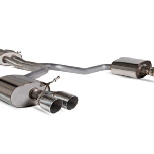 Scorpion Exhaust Resonated Half System Daytona Tailpipe Audi S4 3.0 TFSI V6 Quattro Avant B8 2009-2016