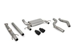 Scorpion Exhaust Non-Res Cat-Back (Black) Vauxhall Corsa E VXR 2015-2018