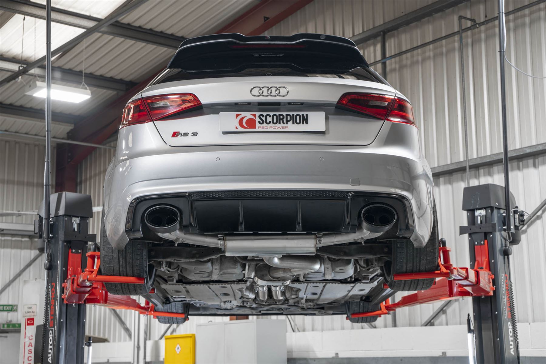 Scorpion Exhaust Resonated Cat-Back With Valves Audi RS3 8V Sportback Pre-Facelift 2015-2017