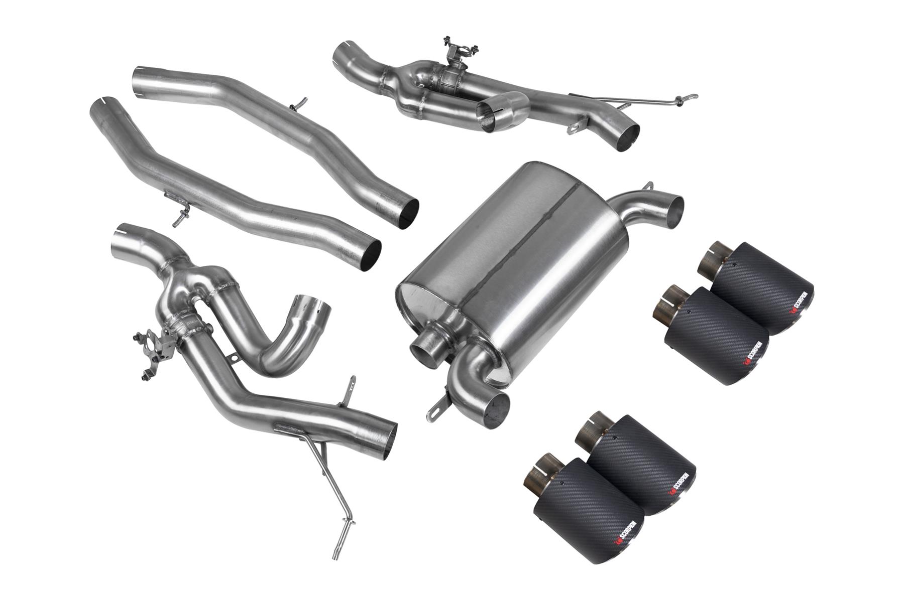 Scorpion Exhaust Half System Ascari Trims BMW M4 G82 GPF Model 2021-2026
