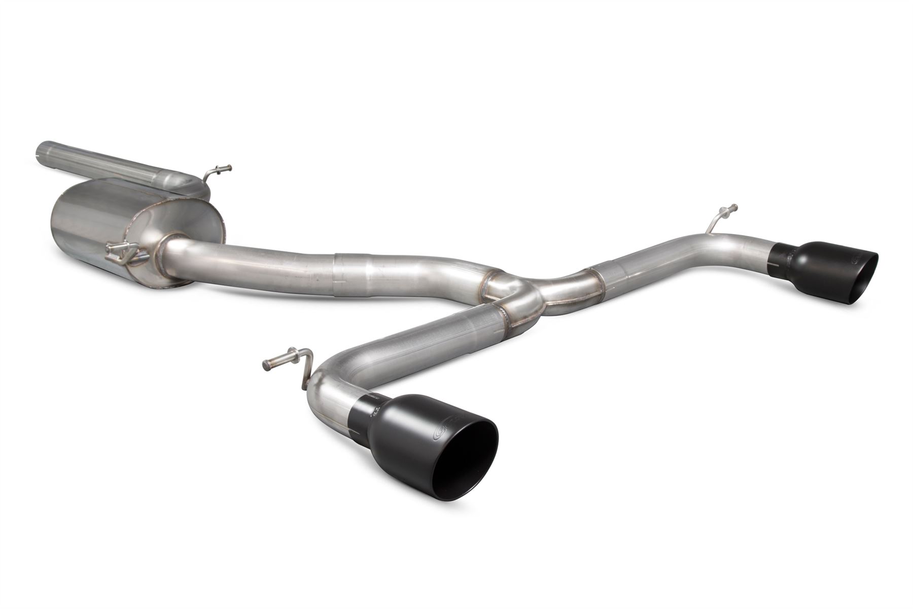 Scorpion Exhaust Non-Res Cat-Back (Black) Volkswagen Golf MK7.5 GTI Non-GPF Model 2017-2018