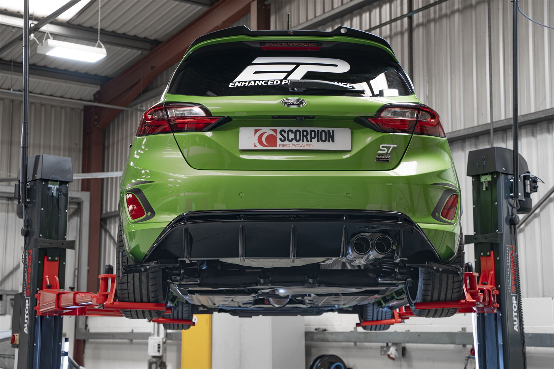 Scorpion Exhaust Predator Carbon GPF Back Non-Valved Ford Fiesta ST MK8.5 2022-2024