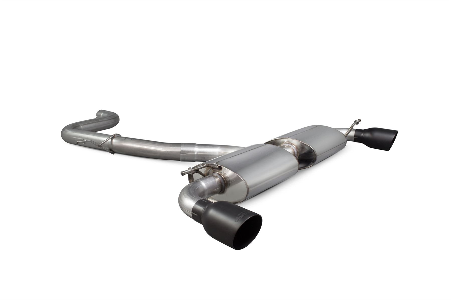 Scorpion Exhaust Non-Res Cat-Back Black Trims Volkswagen Golf GTI Mk6 Edition 35 2009-2013