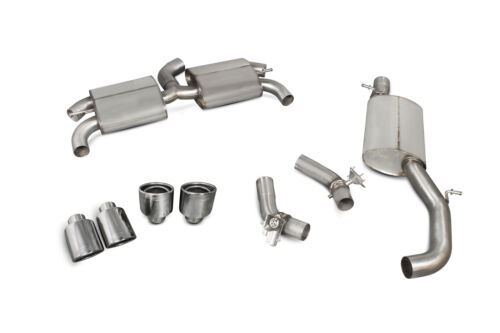 Scorpion Exhaust Res Cat-Back Valved Audi TT S MK3 Coupe Non-GPF Model 2014-2019
