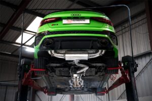 Scorpion Exhaust Resonated Cat/GPF-Back With Valves Audi RS3 8Y Saloon 2021-2026
