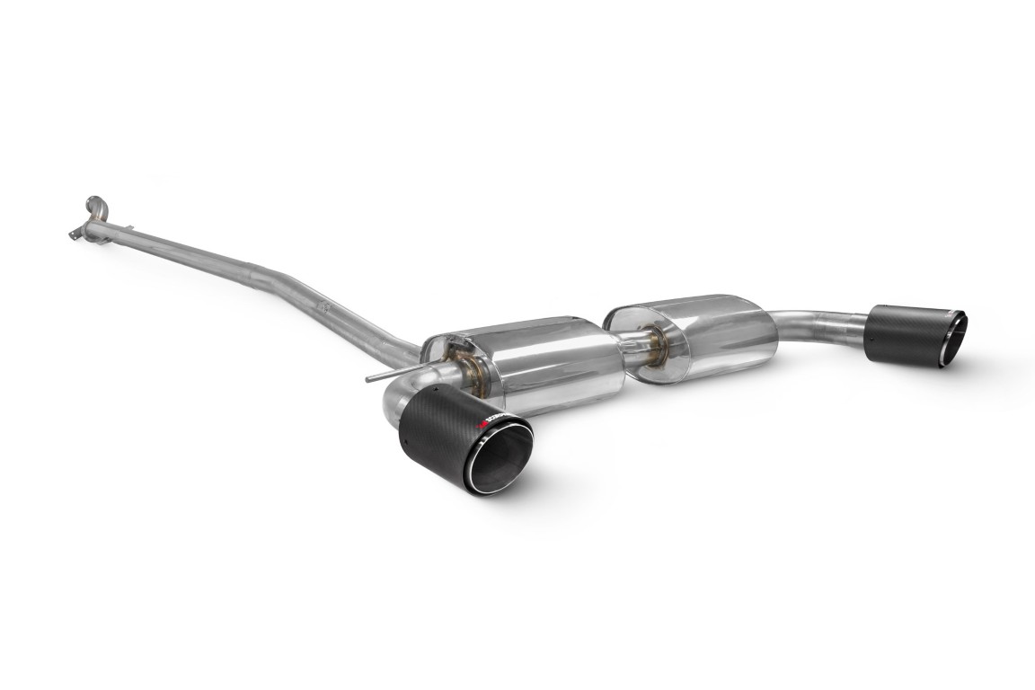 Scorpion Exhaust Non-Resonated Cat-Back System Ascari Tailpipe Mini Cooper S Paceman R61 JCW 2010-2016