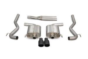 Scorpion Exhaust Non-Res Cat-Back (Black) Ford Mustang 2.3T Non-GPF Model 2015-2018