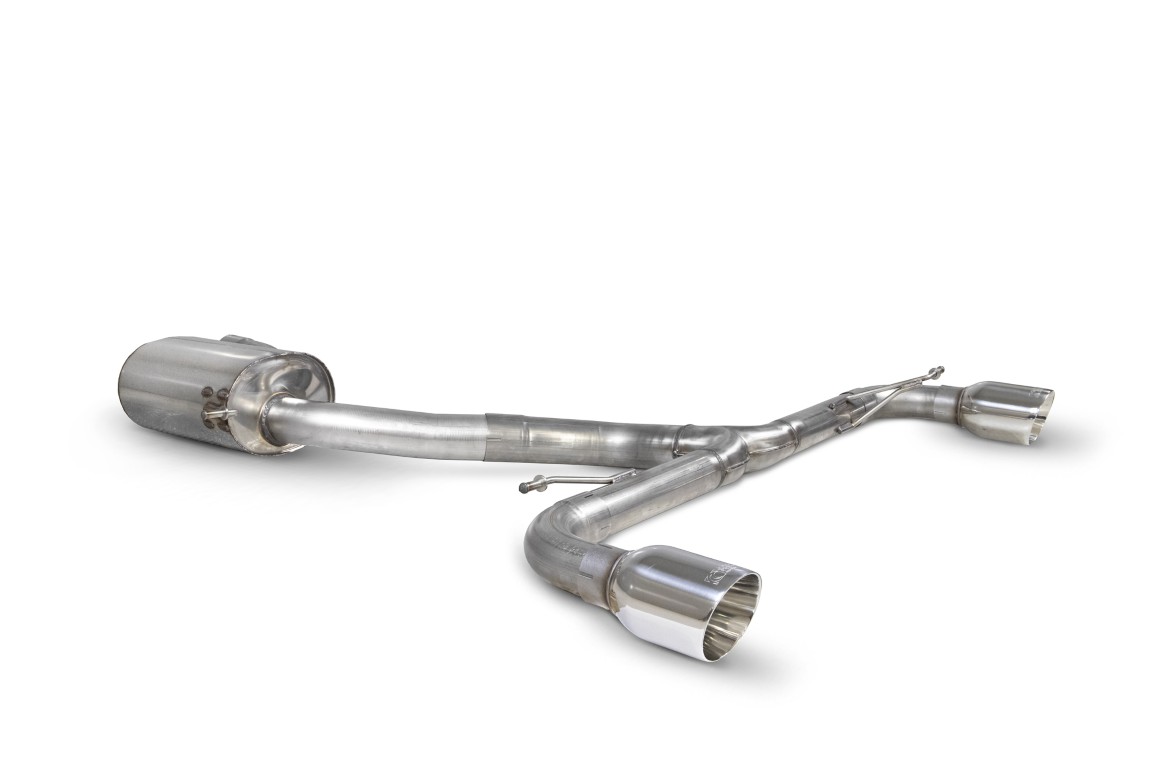 Scorpion Exhaust Resonated Predator Cat-Back System Daytona Tailpipe Volkswagen Golf MK6 GTI 2.0 Tsi 2009-2013