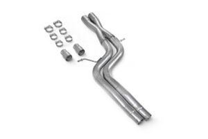 Scorpion Exhaust Original Centre Silencer Delete With X-Pipe Audi S4 3.0 TSFI V6 Quattro Saloon B8.5 2009-2016