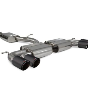 Scorpion Exhaust Resonated Cat/GPF-Back System Without Valves Ascari Tailpipe Audi S3 2.0T 8V Sportback Facelift Non-GPF Model 2016-2018