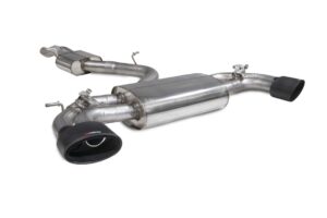 Scorpion Exhaust Resonated Cat/GPF-Back System With Valves Ascari EVO Tailpipe Audi RS3 8V Saloon/Sedan Non-GPF Model 2017-2018