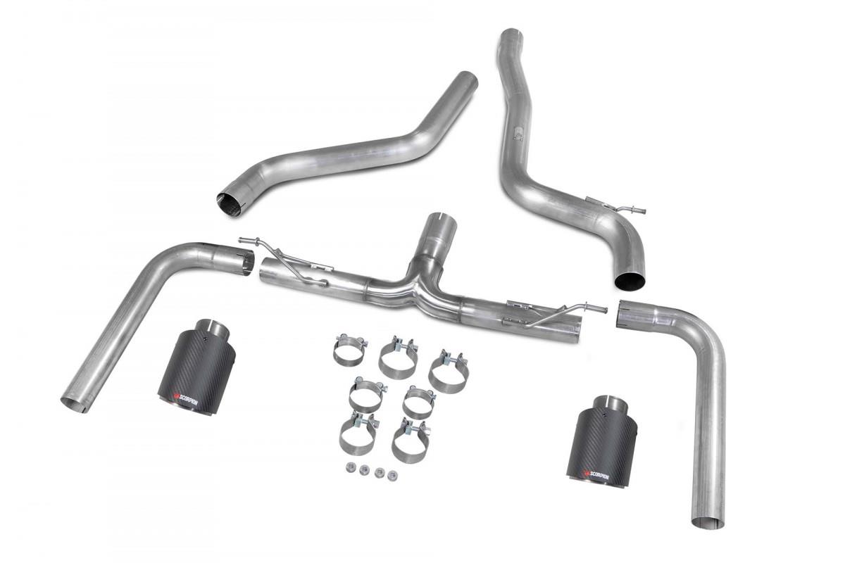 Scorpion Exhaust Predator GPF-Back System Ascari Carbon Ford Focus ST Mk4 Estate 2019-2025
