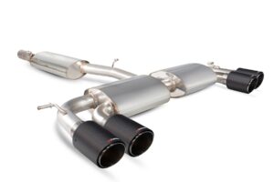 Scorpion Exhaust Res Cat-Back Non-Valved (Black) Volkswagen Golf MK7 R 2014-2016