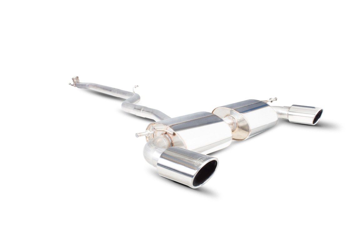 Scorpion Exhaust Non-Resonated Cat-Back System EVO Tailpipe Mercedes-Benz A-Class A200 Sport 2012-2015