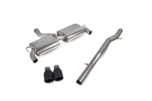Scorpion Exhaust Non-Res Cat-Back (Black) Volkswagen Golf Mk4 R32 2003-2005