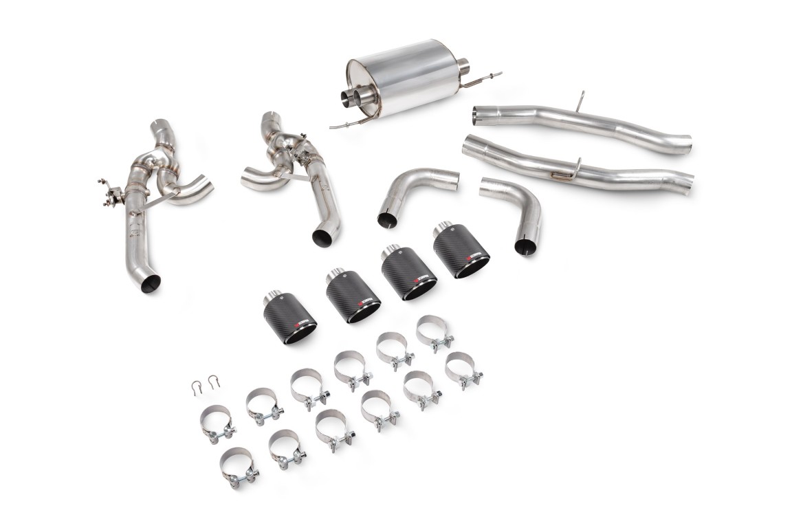 Scorpion Exhaust Half System With Valves Ascari Tailpipe BMW X3M LCI Non-GPF Model Incl. Competition 2022-2025
