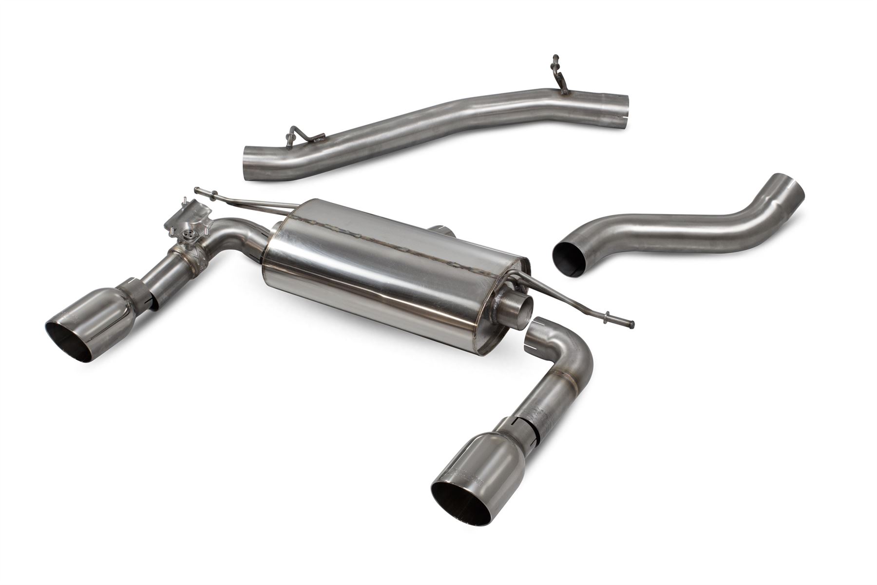 Scorpion Exhaust Non-Res Cat-Back Valved Audi TT MK3 2.0 TFSi Quattro Coupe Non-GPF Model 2014-2019