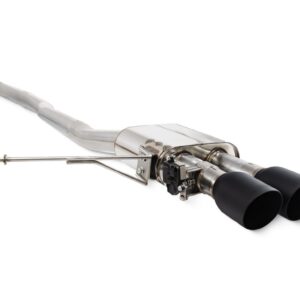 Scorpion Exhaust Tunr Non-Resonated Cat-Back System With Valve Daytona Black Ceramic Tailpipe Mini Cooper S F56 (Non UK/Euro Models) 2014-2024