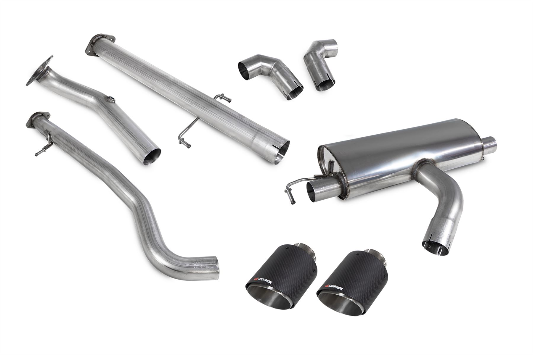 Scorpion Non-resonated GPF Back System Toyota Yaris GR Pre-Facelift 2020-2024